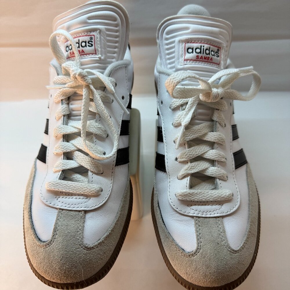 Men's Adidas Samba White and Black Sneakers